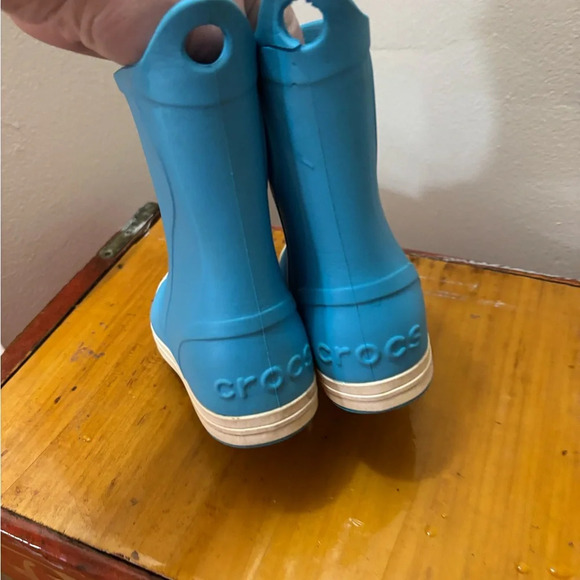 Crocs bump it up rubber rain boots c12 - Picture 4 of 10